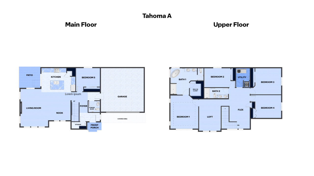 Floor plan Tahoma A at Stonewood