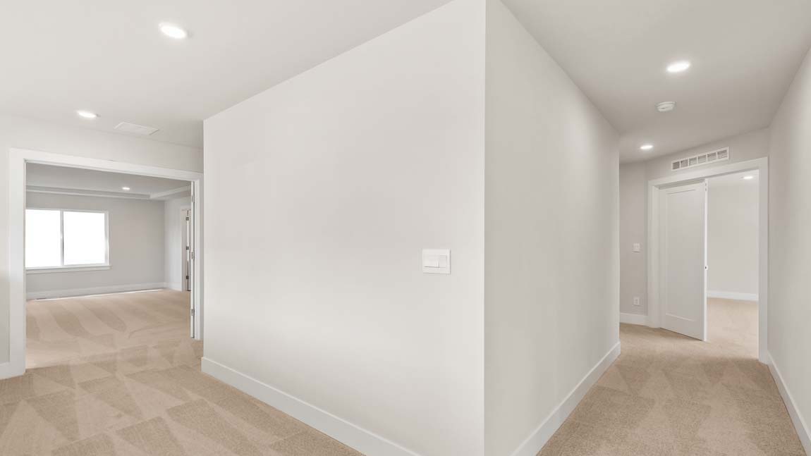 upper level loft and hallway