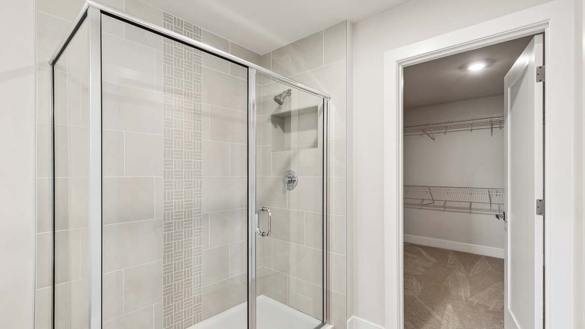 Large shower in Primary bath