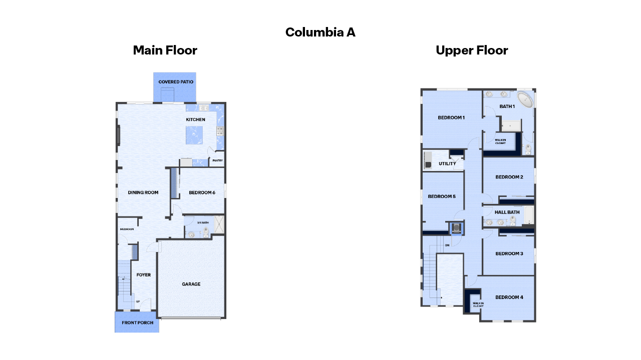 Columbia A floor plan