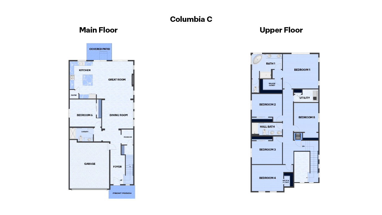 Columbia C floor plan