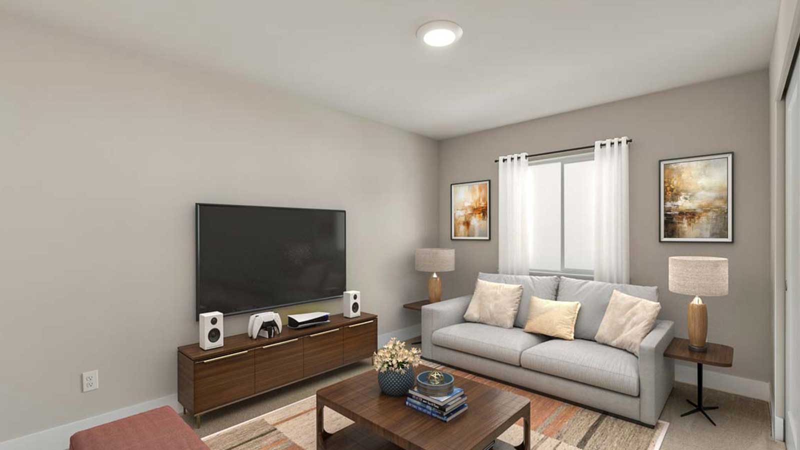 Loft space upper floor
