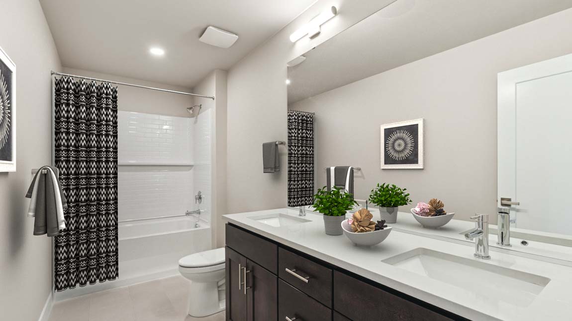 hall bath upper floor