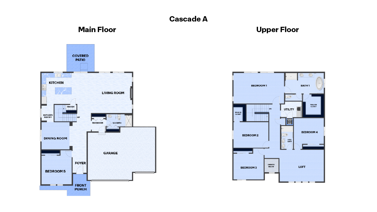 Cascade A floor plan
