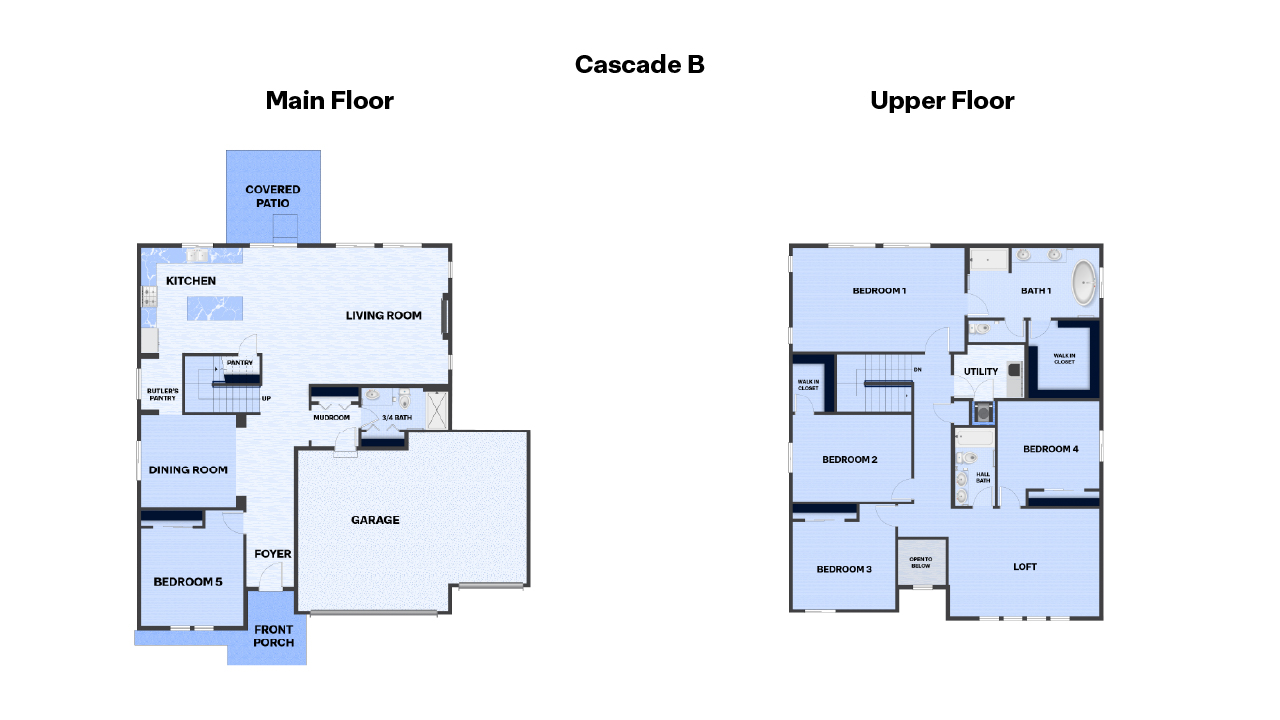 Cascade B floor plan