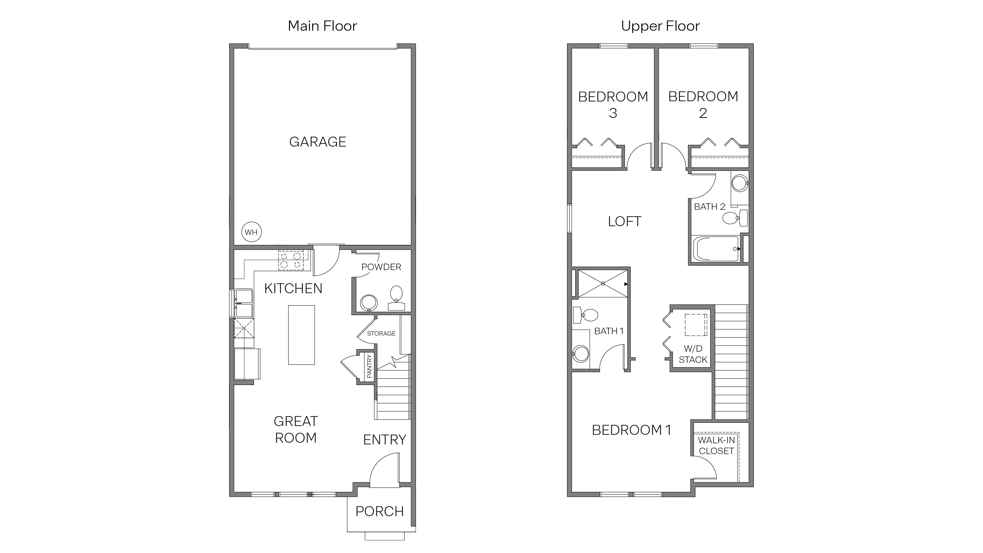 Digby Duplex floor plan