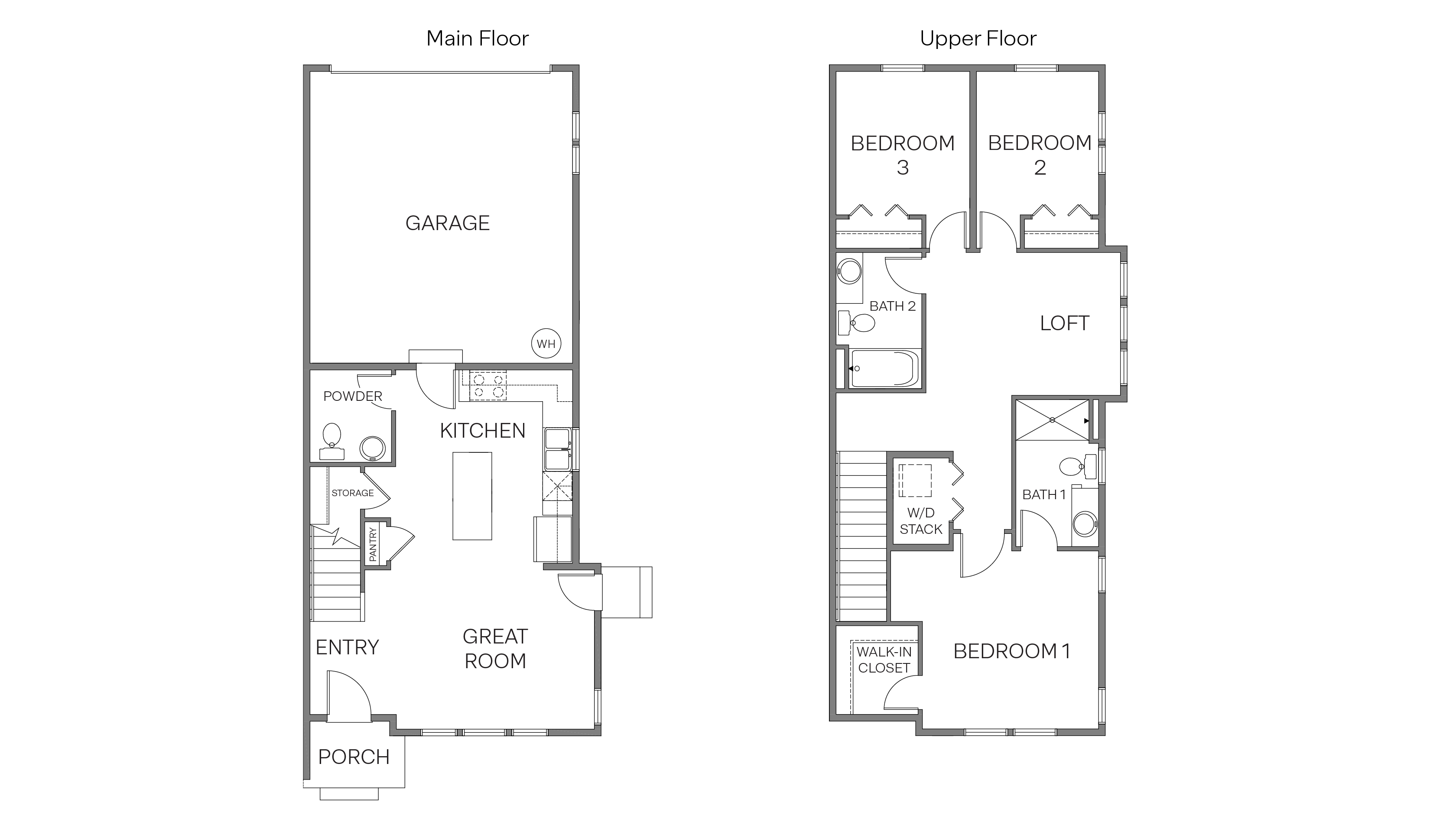 Digby Duplex floor plan