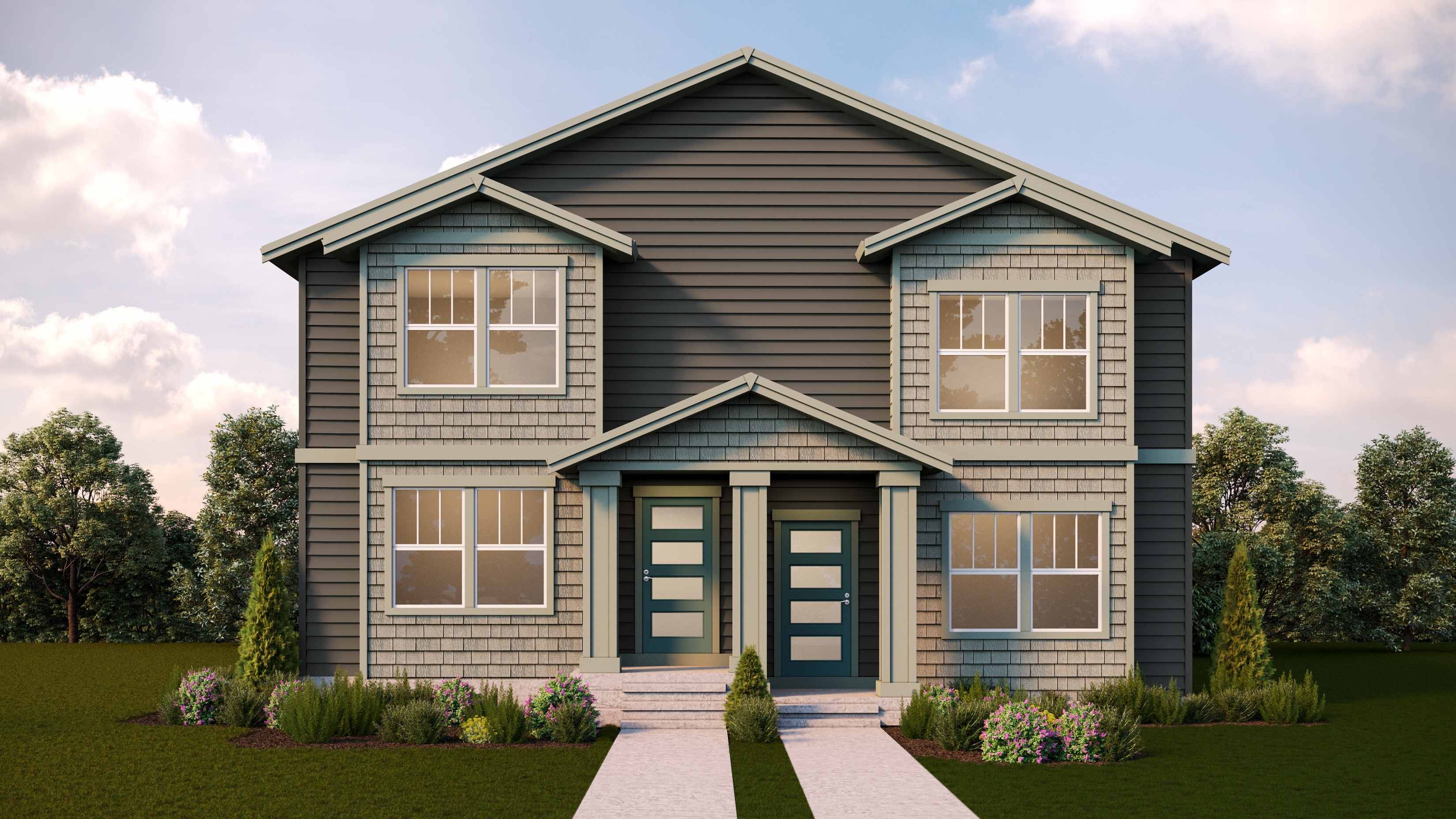 Medow duplex, elevation C
