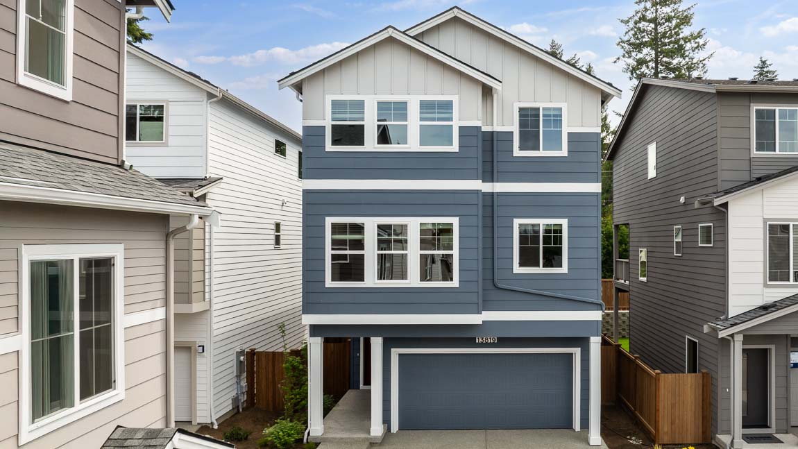 This home — photograph published by the builder