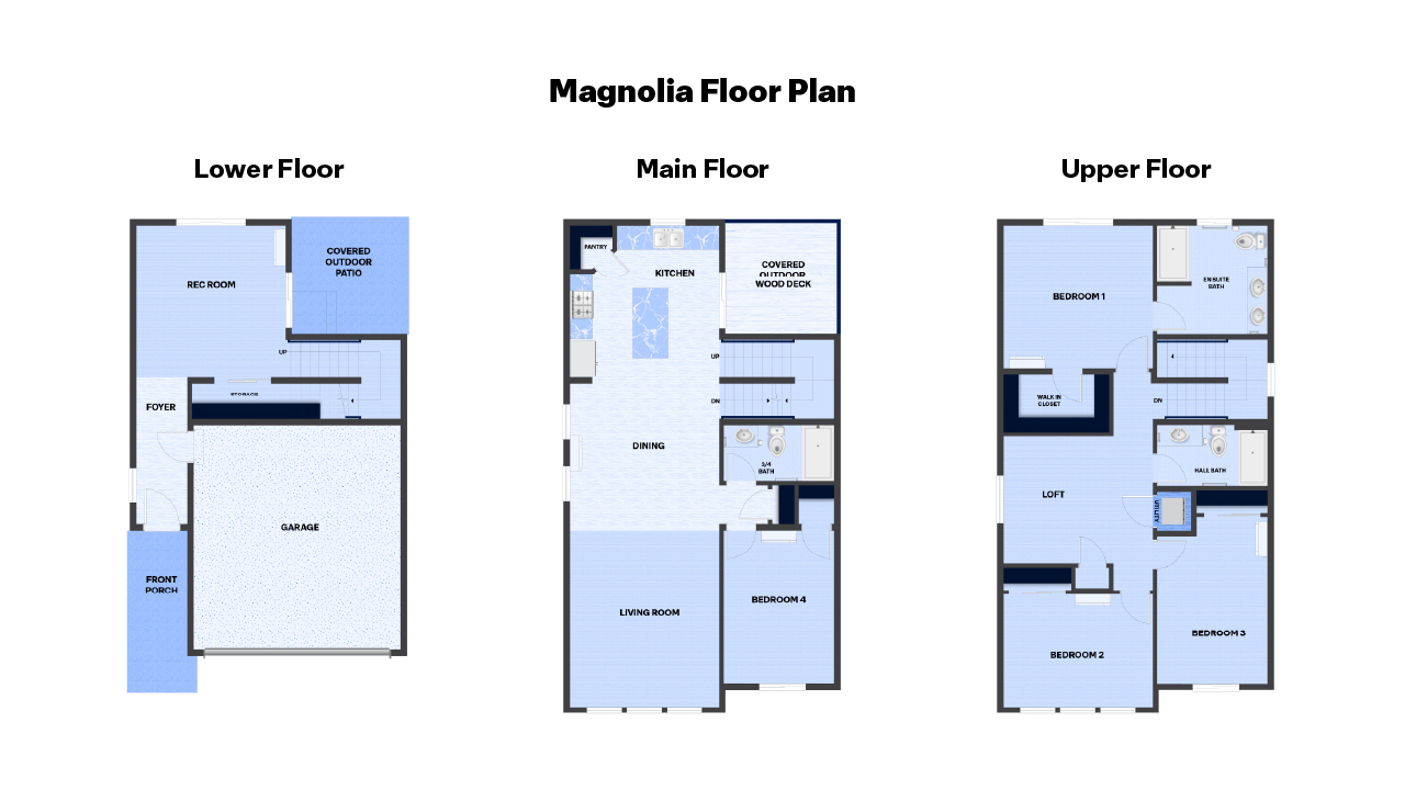 Floor plan of Magnolia