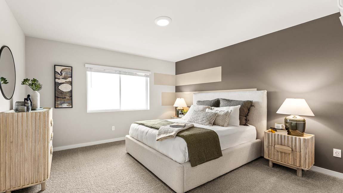 Primary bedroom suite with beautiful large window