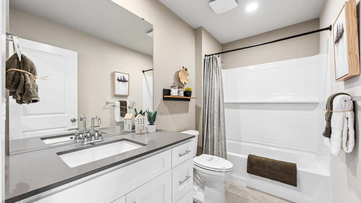 Upper-level Hallway bathroom