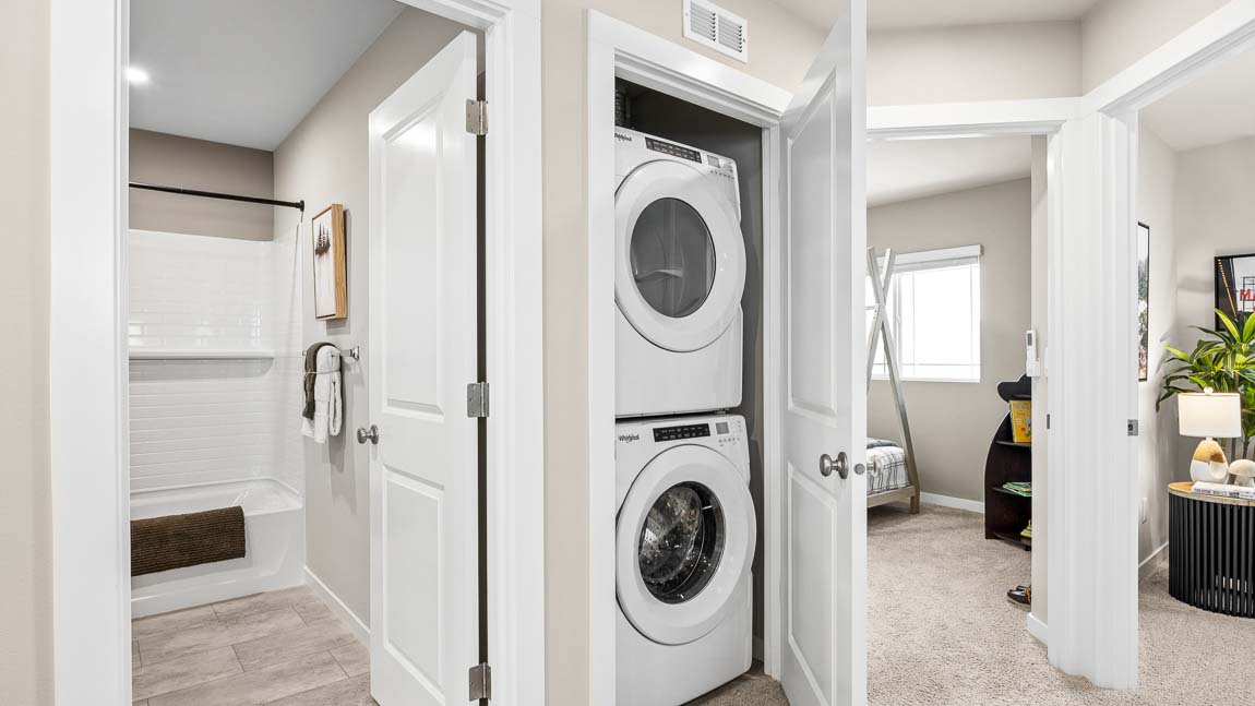 Laundry on the upper level so convenient near the bathrooms