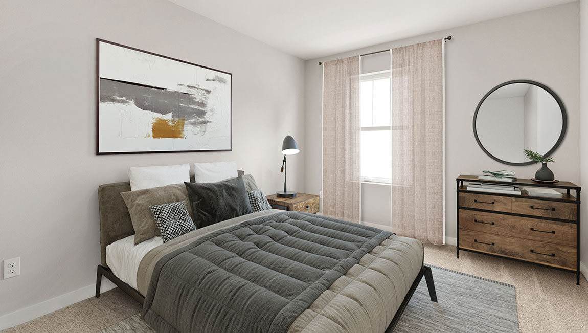 Bedroom 2 on upper level