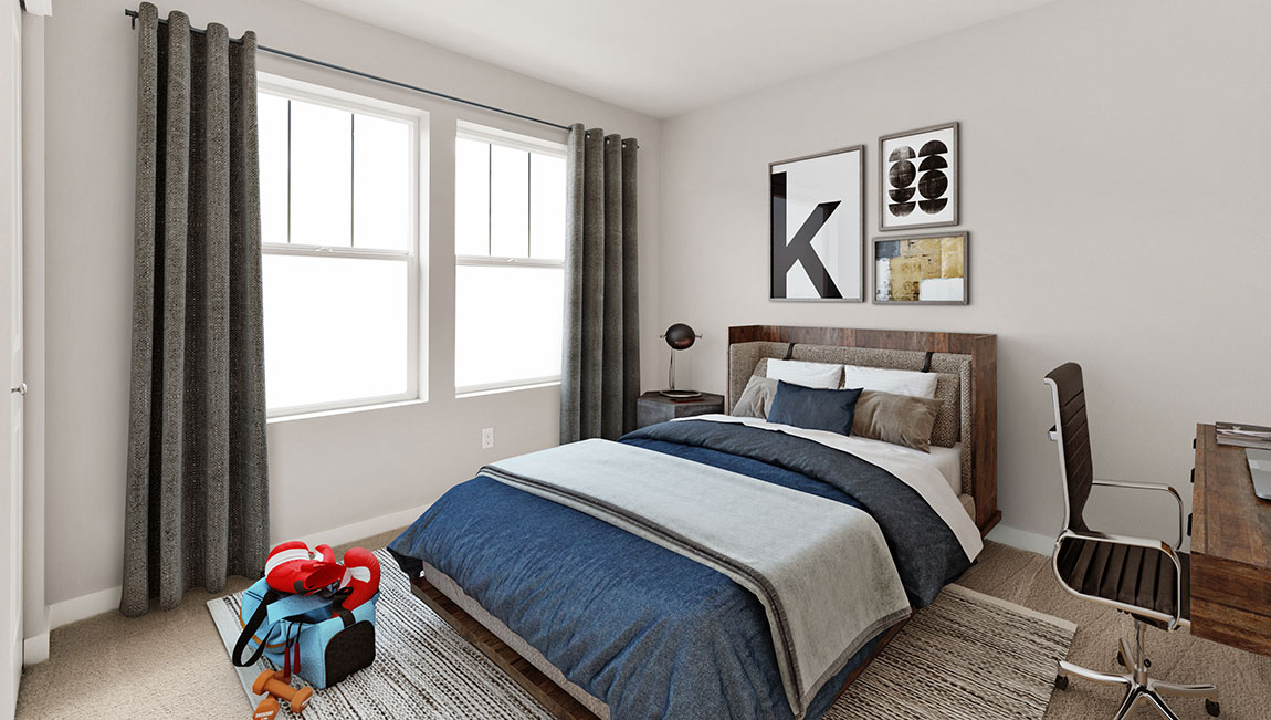 Bedroom 3 on upper level