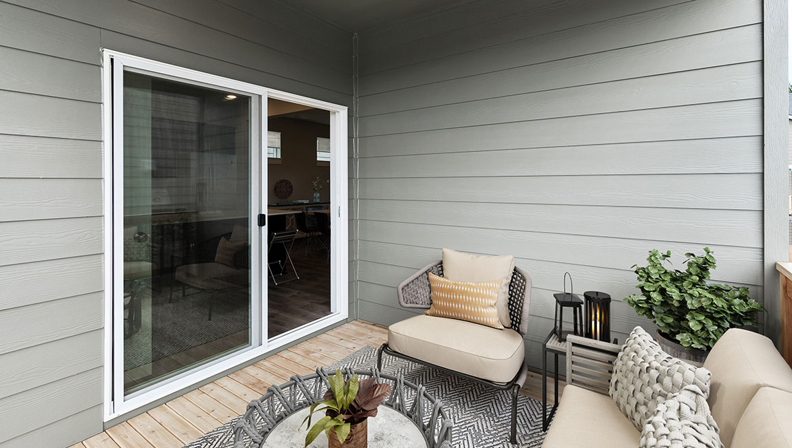 Covered Patio off of the lower level