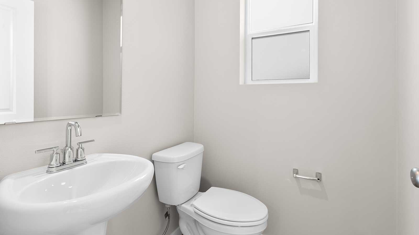 Powder bath on the main floor