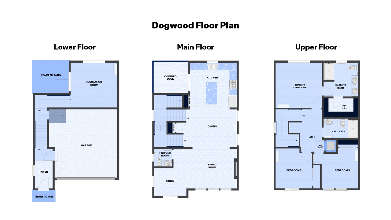 floor plan of Dogwood at Ashton Park
