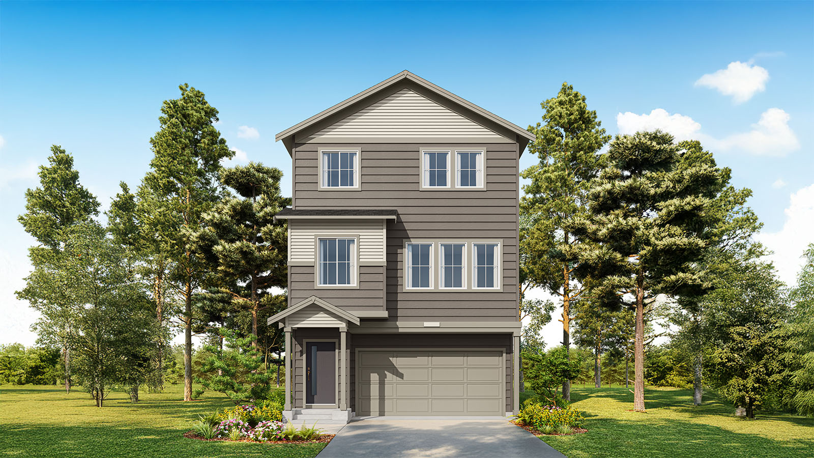 Exterior rendering Dogwood A