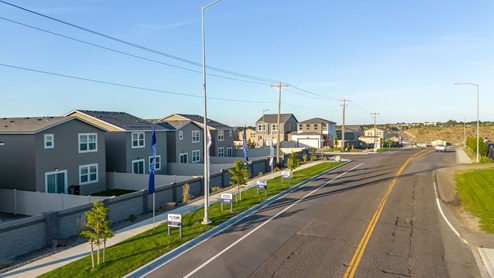 aerial photo of crimson hills community