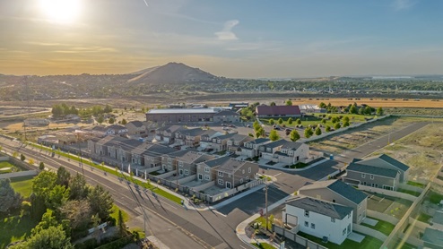 aerial photo of crimson hills community