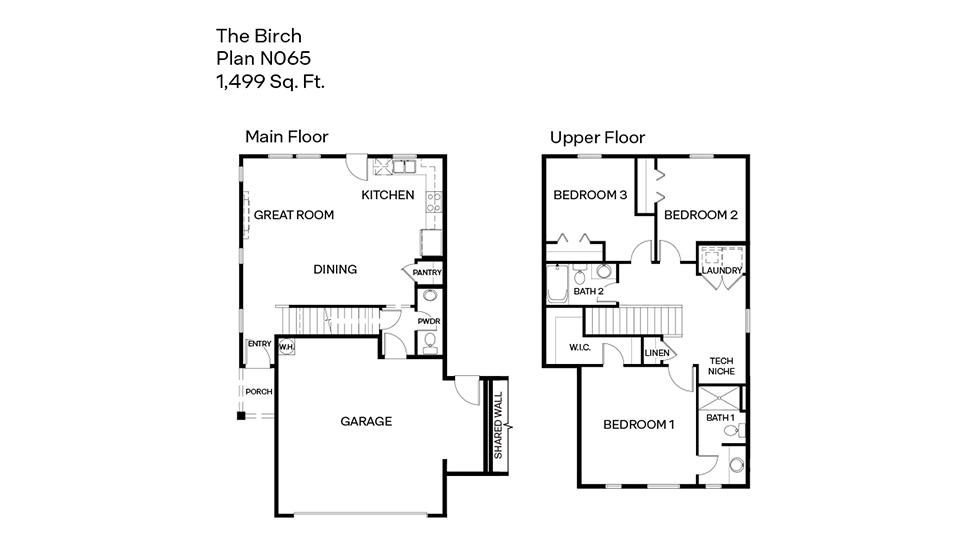 Birch floor plan