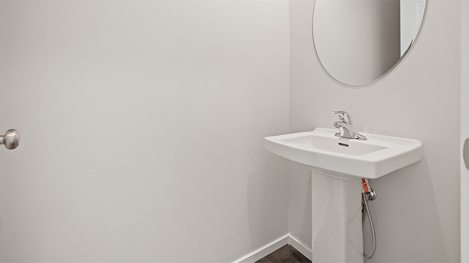 Main floor powder bathroom