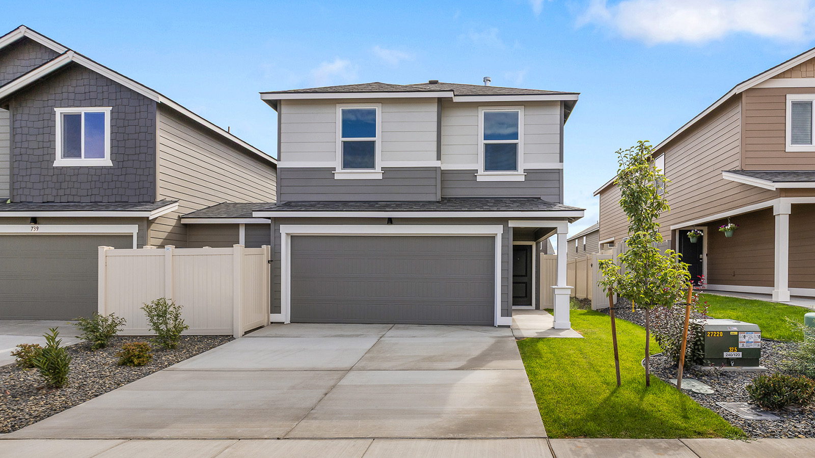 rowan B exterior front rendering