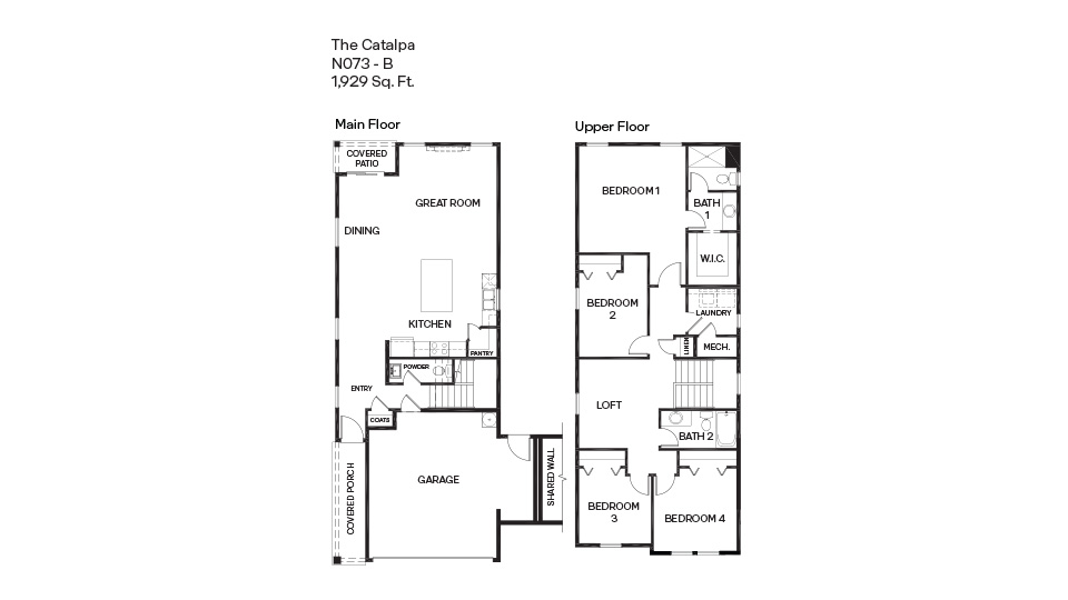 catalpa elevation B floor plan
