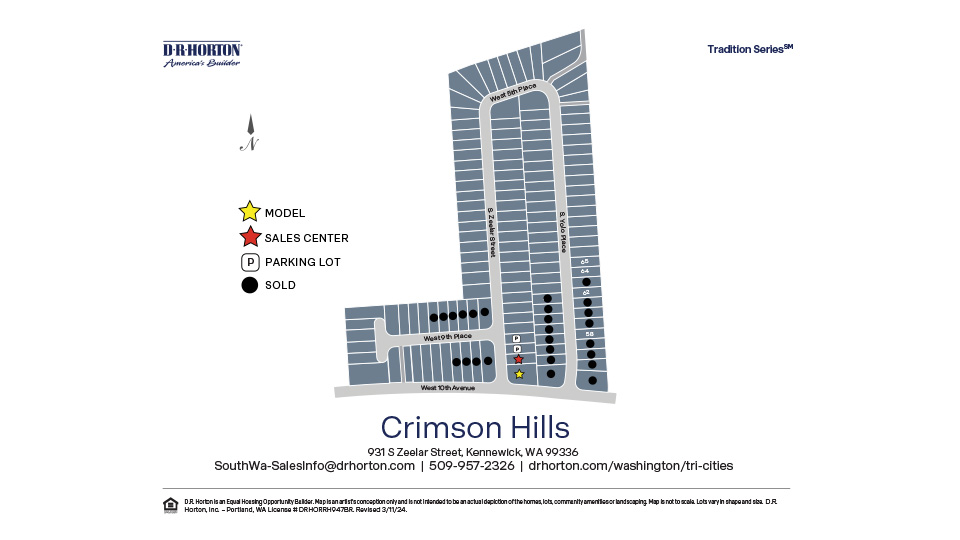 New Homes in Crimson Hills KENNEWICK, WA D.R. Horton