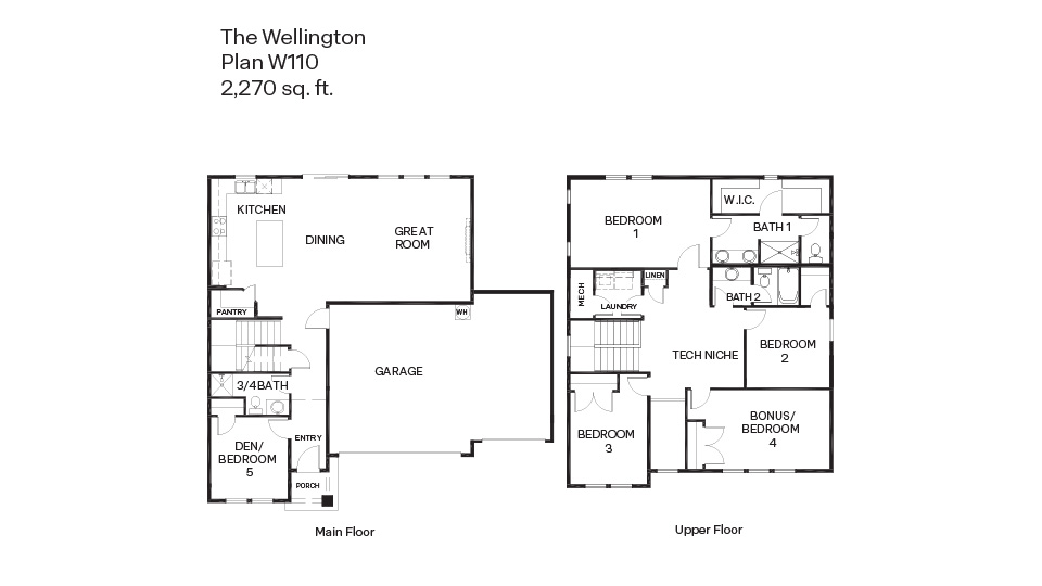 floor plan for wellington 3 car garage