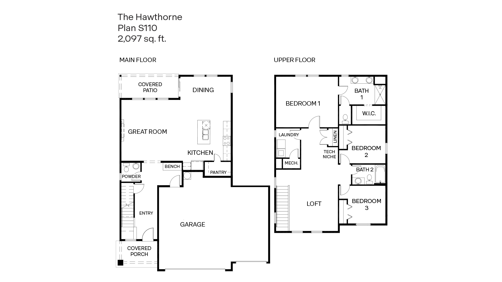Hawthorne Floor plan