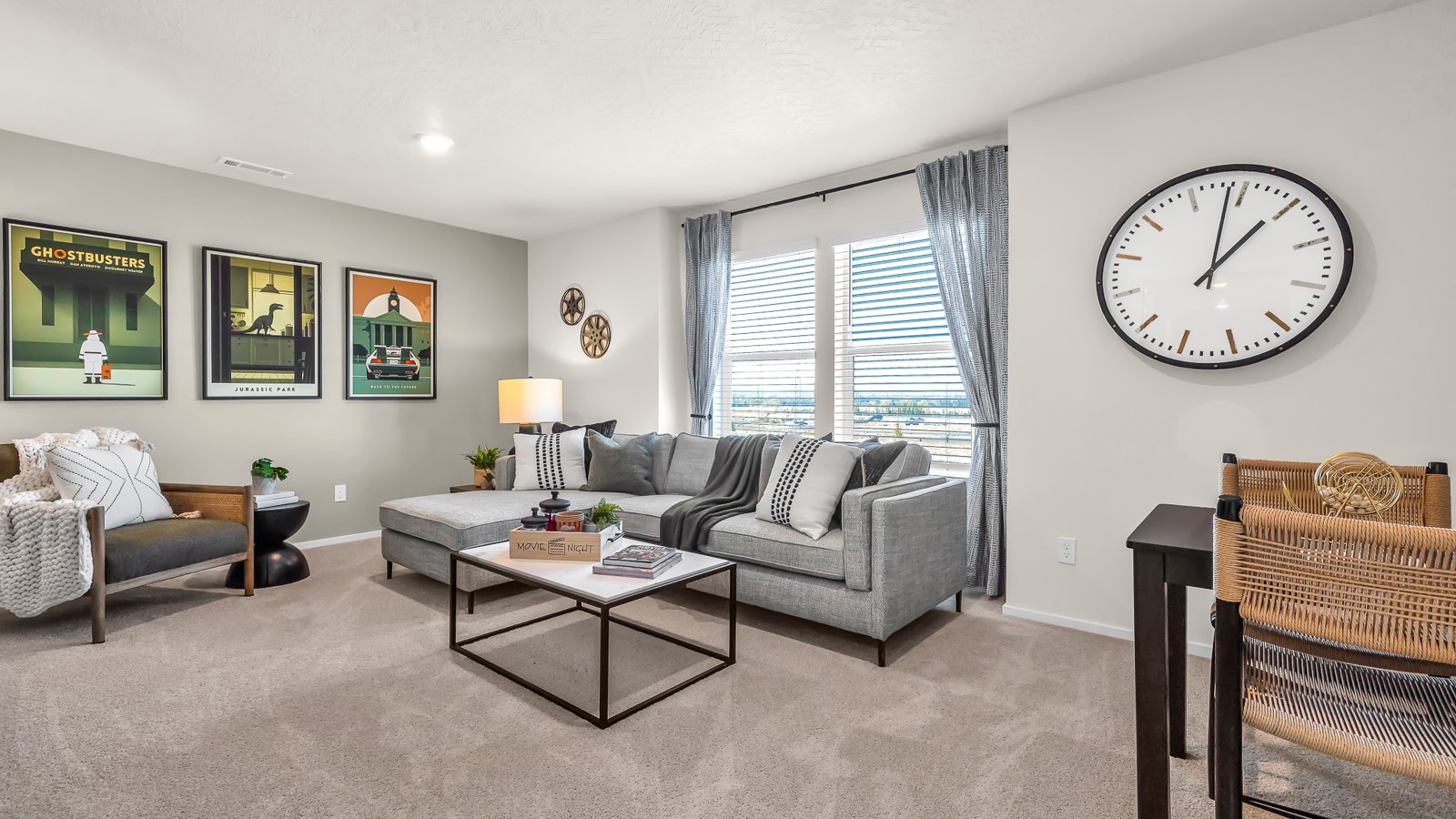 Bonus room with wall-to-wall carpet