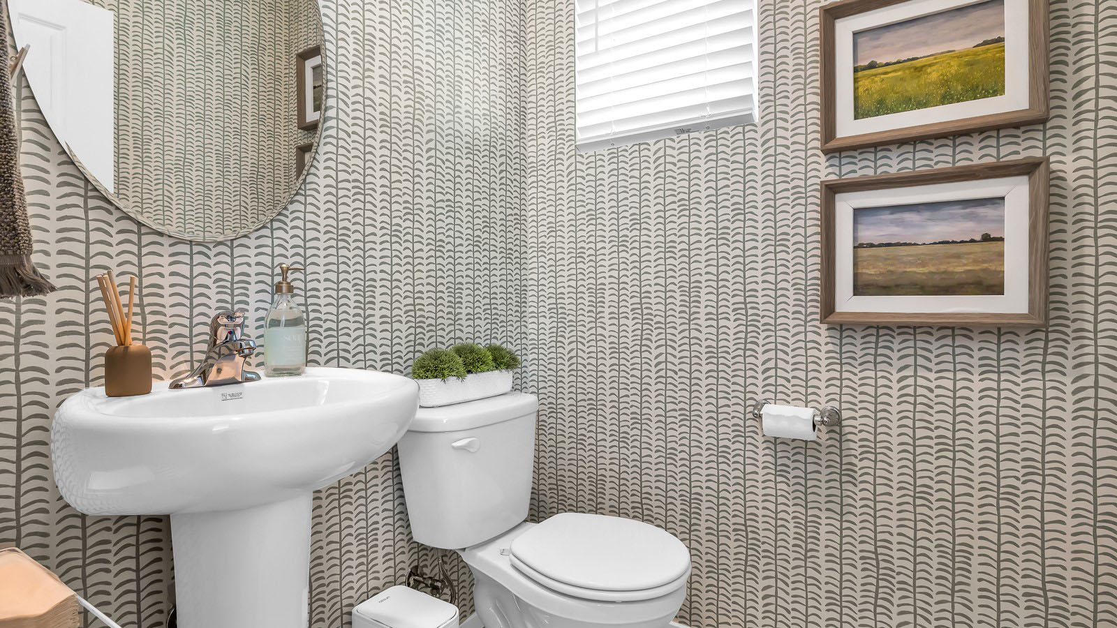 Main floor powder bathroom