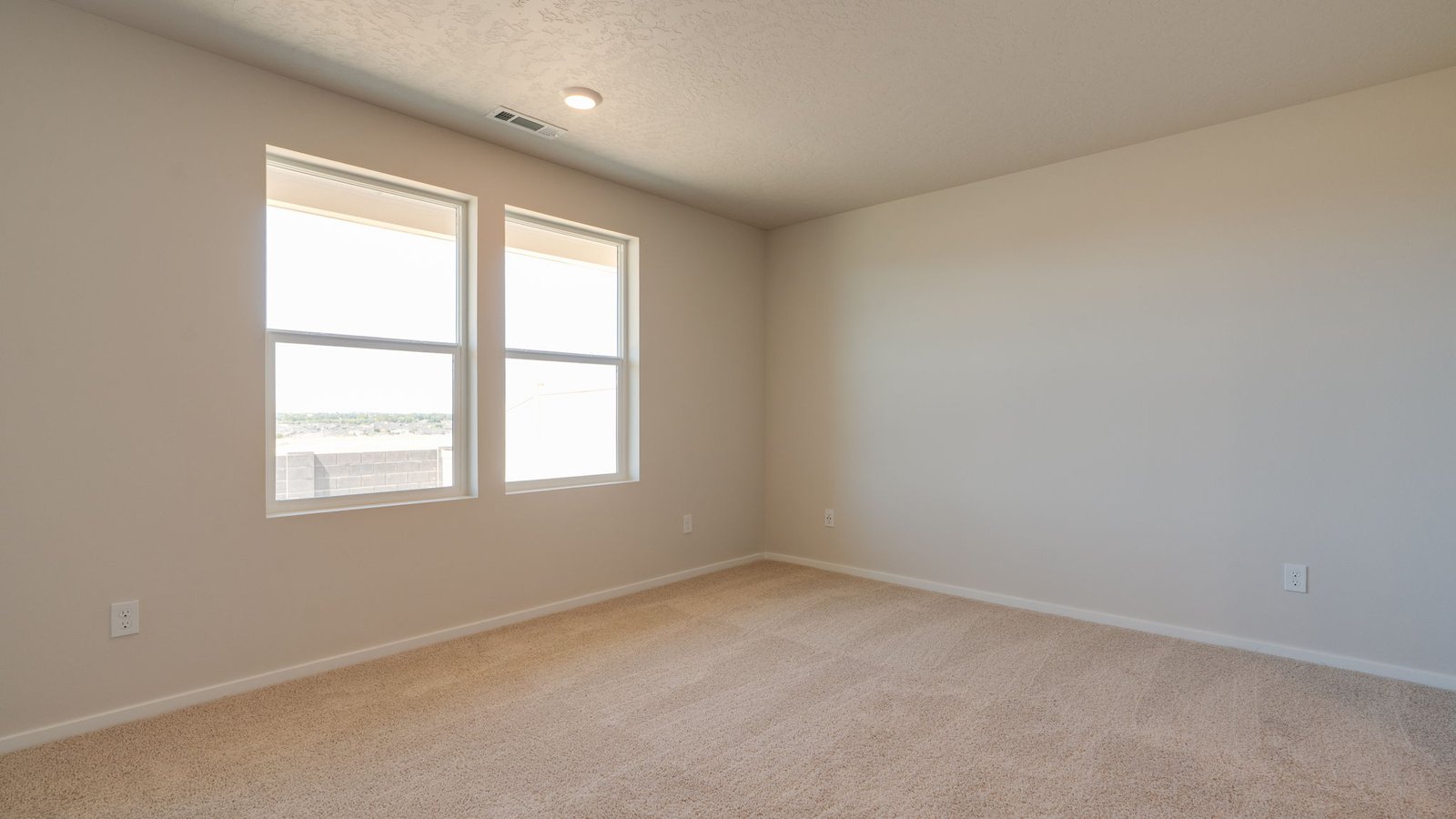 Primary bedroom with wall-to-wall carpet, a walk-in closet and an attached bathroom