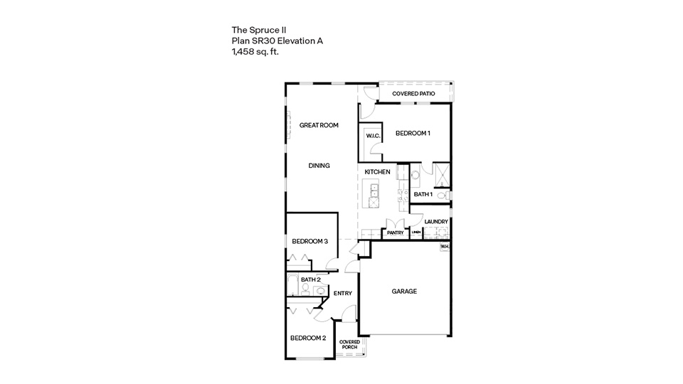 Spruce II floor plan