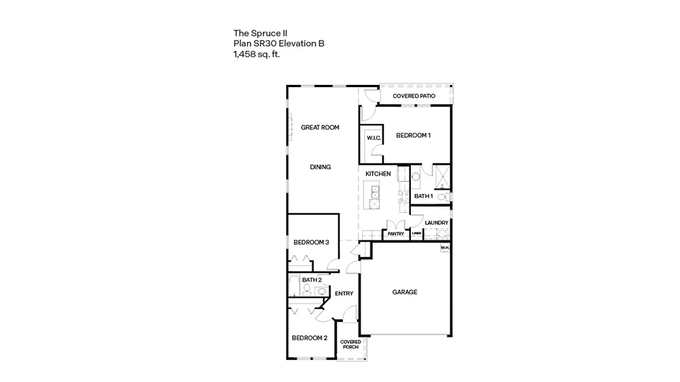 Spruce II floor plan