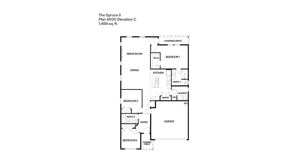 Spruce II floor plan