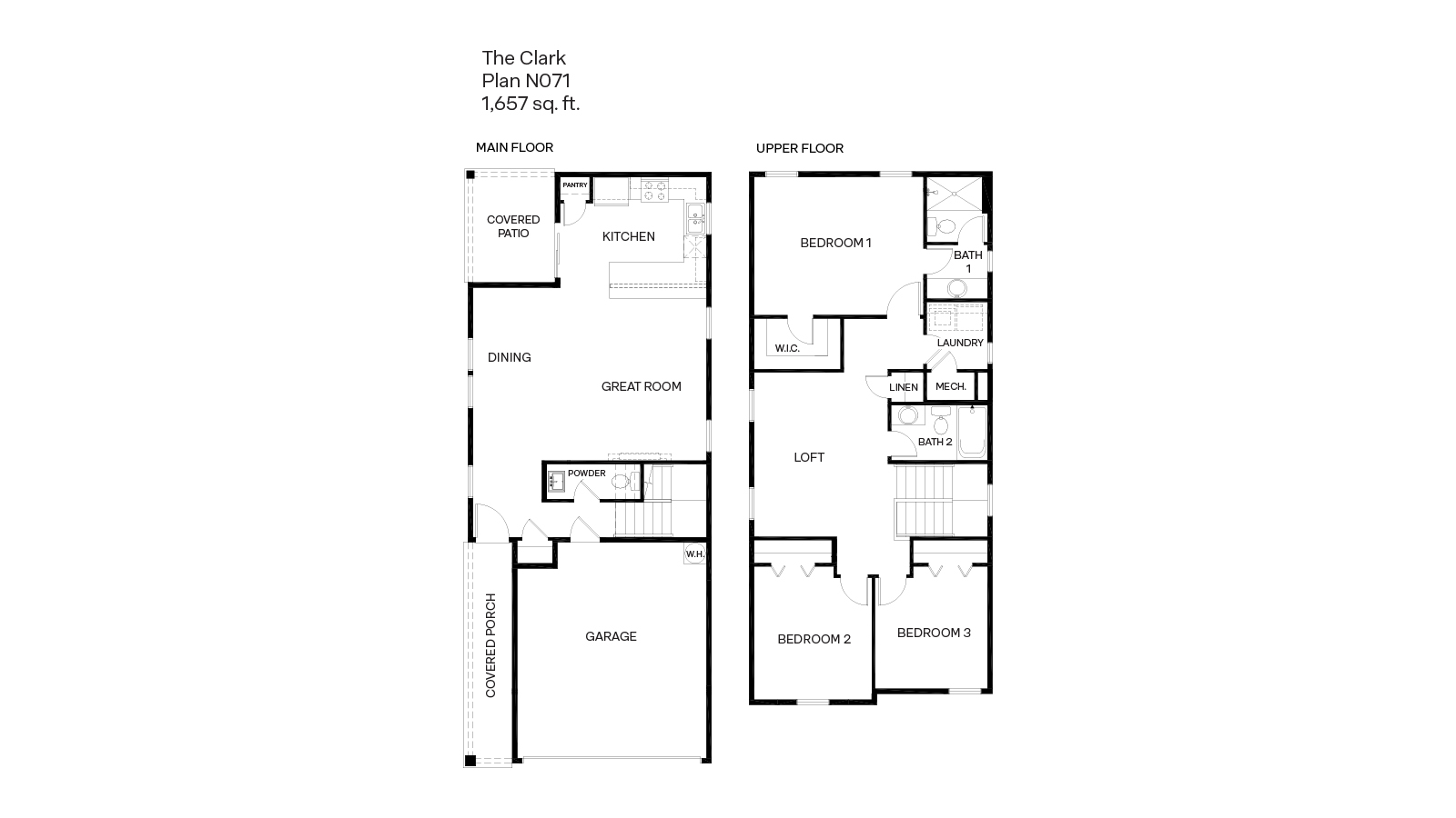 Clark Floor plan