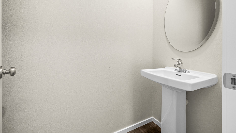 Main floor powder bathroom