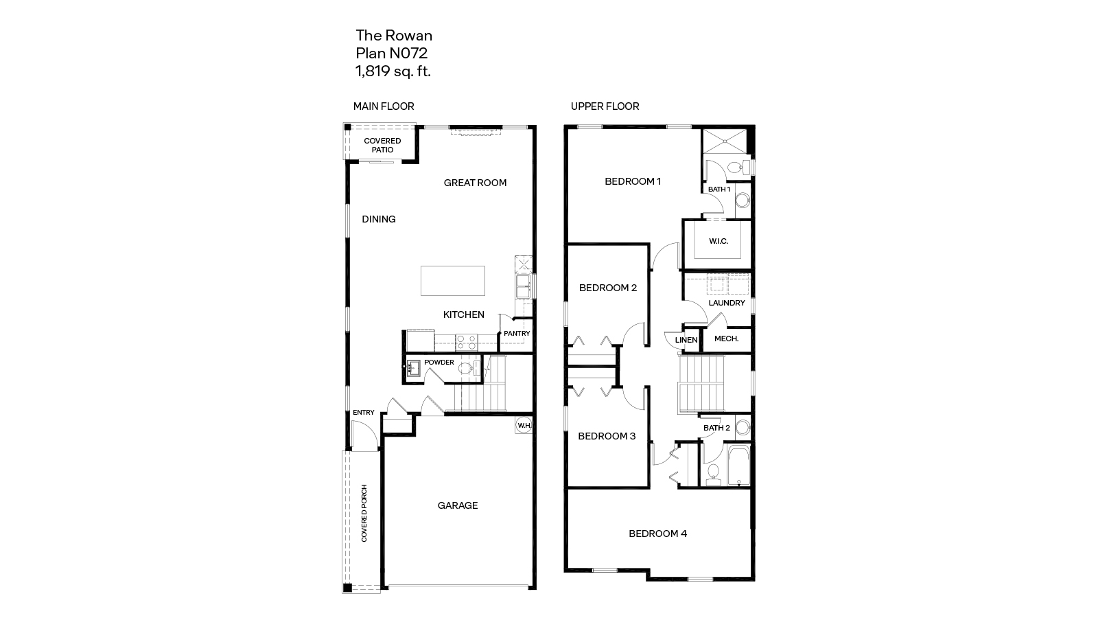 Rowan floor plan