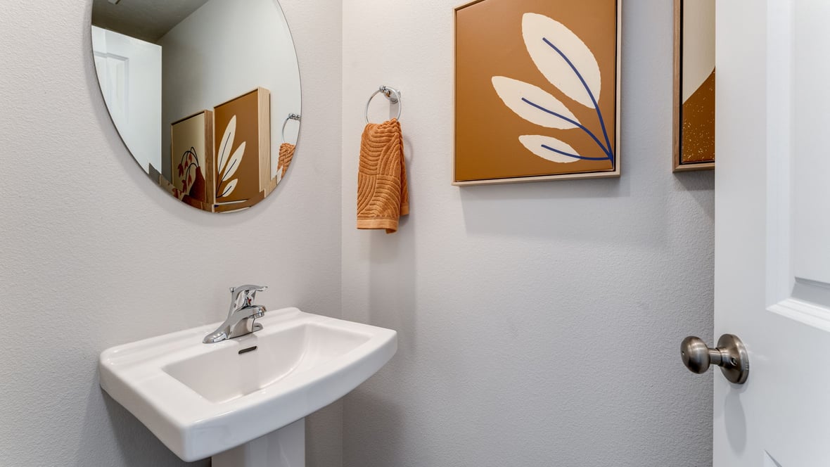 Main floor powder bathroom