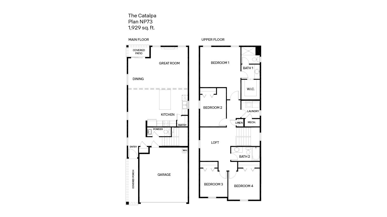 Catalpa floor plan