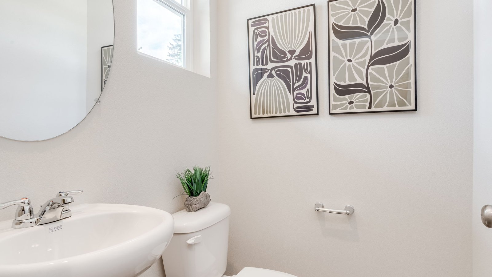 Main floor powder bathroom