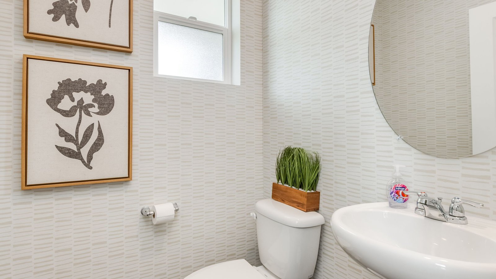 Main floor powder bathroom