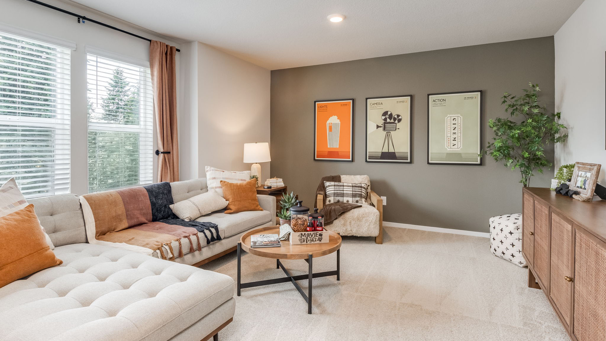 Bonus room with wall-to-wall carpet
