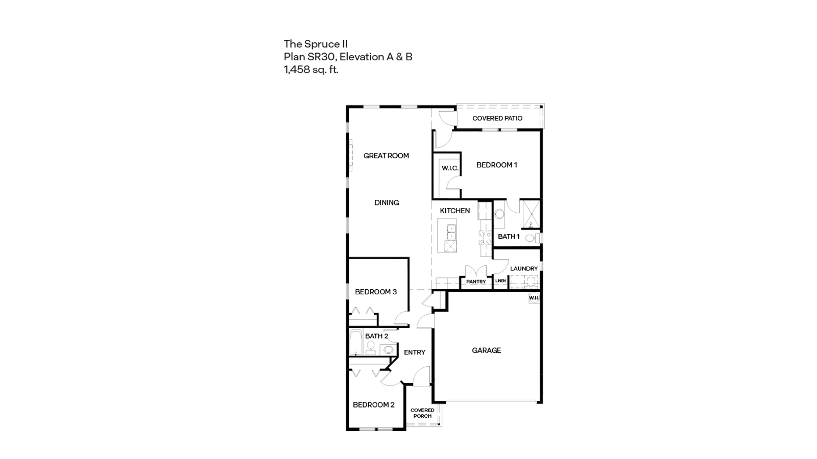 Spruce II floor plan
