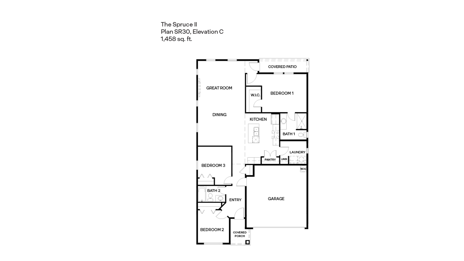 Spruce II floor plan