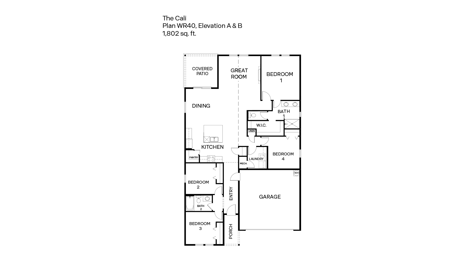 Cali Floor plan