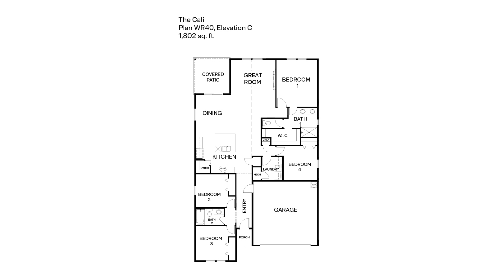 Cali Floor plan